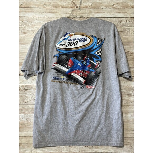Indy Car Racing Kansas Speedway 2010 Road Runner Turbo Indy 300 Shirt XXL - Picture 1 of 7